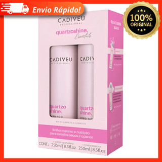 Kit Cadiveu Professional Quartzo Shine Essentials Shampoo e Condicionador - Brilho Máximo e Nutrição