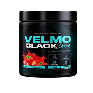 Velmo Black Drink 150g - Sabor Morango Original Promoção!