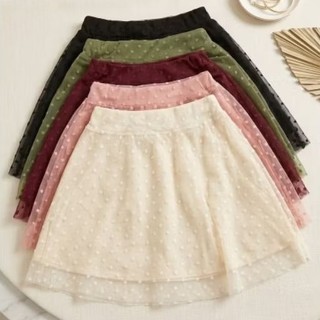 Saia tule poá godê infantil moda evangélica para meninas