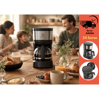 Maquina de Café Cafeteira Elétrica Electrolux 15 Xícaras Efficient  Em Inox (ECM10)
