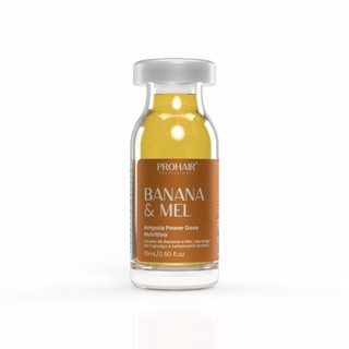 Ampola Capilar Prohair Banana e Mel Hidratação Cabelo Anti Frizz