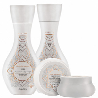 AMEND KIT MILLENAR ÓLEOS MARROQUINOS SHAMPOO E CONDICIONADOR 300ML + MÁSCARA 300G