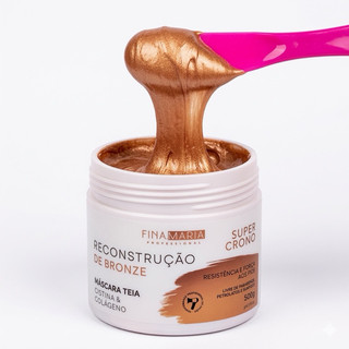 TRATAMENTO RECONSTRUTOR CAPILAR EFEITO TEIA BRONZE 500G - AMINOÁCIDOS E COLÁGENO