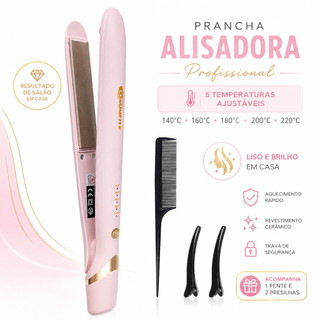 Prancha Alisadora MAIMEITE 2 em 1 para Cabelo, Chapinha e Modelador de Cachos, Aquecimento Rápido 10s