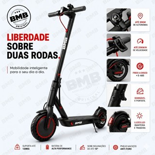 Patinete Elétrico com App GPS Bateria Recarregável Dobrável Super Autonomia para adultos até 150kg