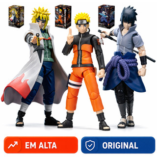 Blokees Naruto Champion Class – Uzumaki Naruto, Minato Namikaze e Uchiha Sasuke