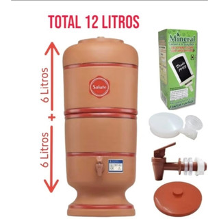 Filtro de barro 12 Litros Completo.