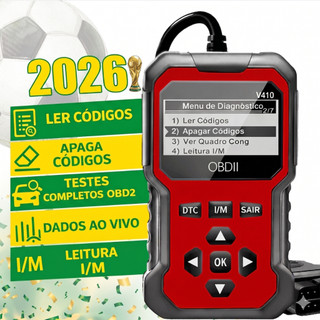 Scanner Carro OBD2 Automotivo V410 Diagnóstico Rapido Leitor Código de Falha em Portugues