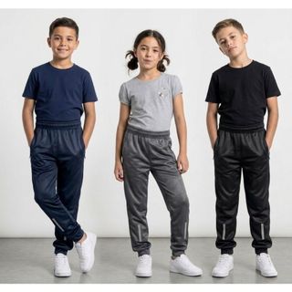 Kit Duas Ou 3 Calças Infantil e Juvenil Unissex Para Escola e Lazer - Tamanhos 2-16