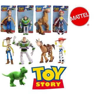 Boneco Wood, Buzz, Jessie e Bala no Alvo Personagem Toy Story Basic 17cm a 24cm - Mattel Original
