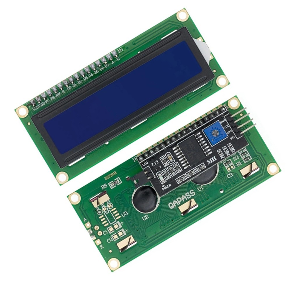 [*SMARTCHOICE*] 1602 16x2 LCD Module Shield Blue/Yellow Green Backlight 5V LCD Module Display❀
