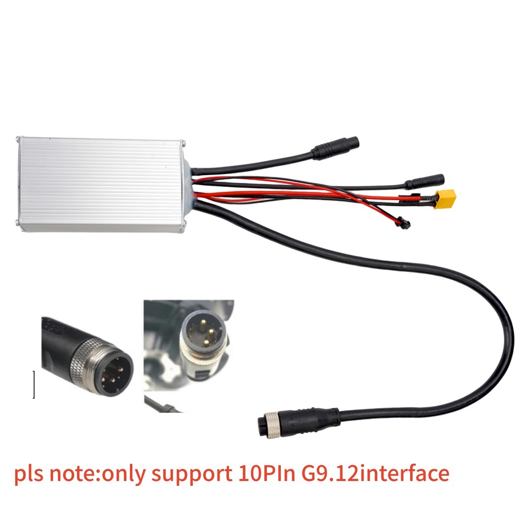 คอนโทรลเลอร์UART G9.12 สำหรับ Bafang G062 และ H550hub มอเตอร์ 48V30A พอร์ตเชื่อมต่อ 10pin