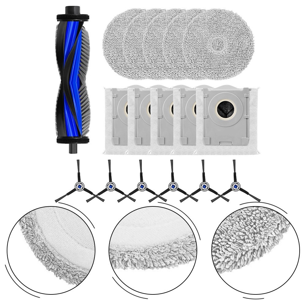 คลังสินค้าพร้อมสําหรับ ECOVACS สําหรับ Deebot Mini Robot Parts Accessories Mop Cloth Brush Dust Bag