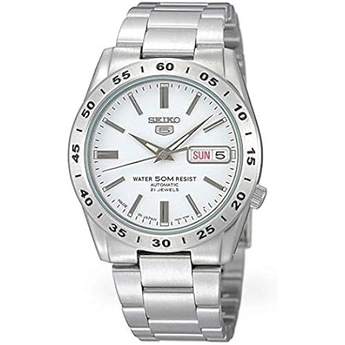 SEIKO FIVE Automatic Men s Watch Made in Japan SNKD97J1 White