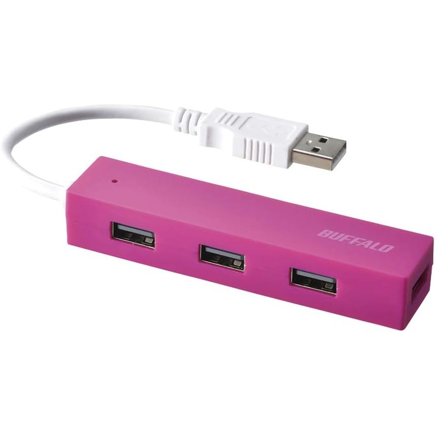 Buffalo USB Hub BSH4U25BK – 4-Port 2.0 for Win/Mac (Japan Ship)
