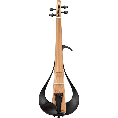 Yamaha Electric Violin Yev104Pro Nbl Natural & Black เสียงที่ร่ํารวย ความสามารถในการโอเปร่าสูง รูปลั