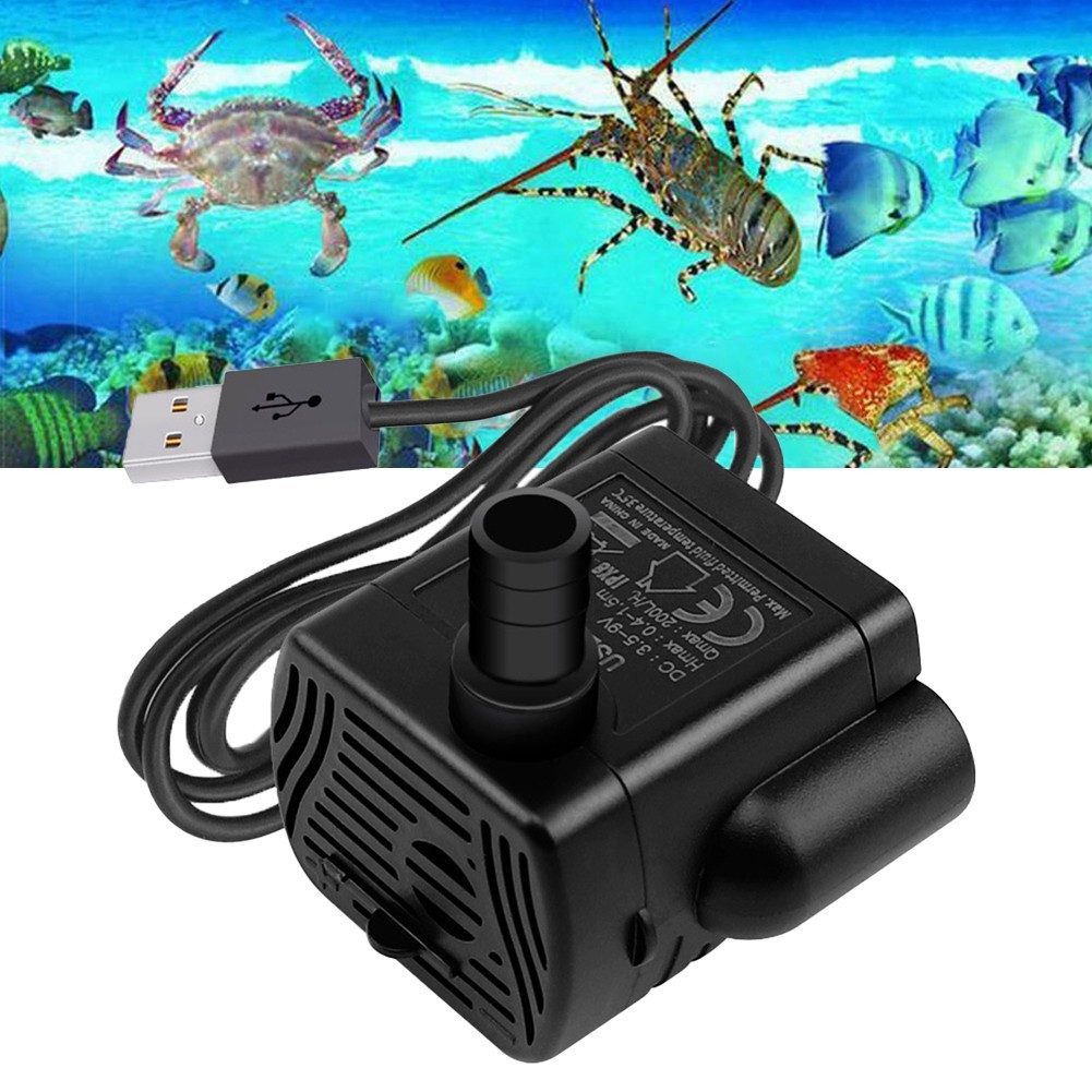 SUNYLF HOTClearance sale 3W 200L/H Mini ปั๊มน้ําใต้น้ําแบบไม่มีแปรงสําหรับ Aquarium Fountain Tank