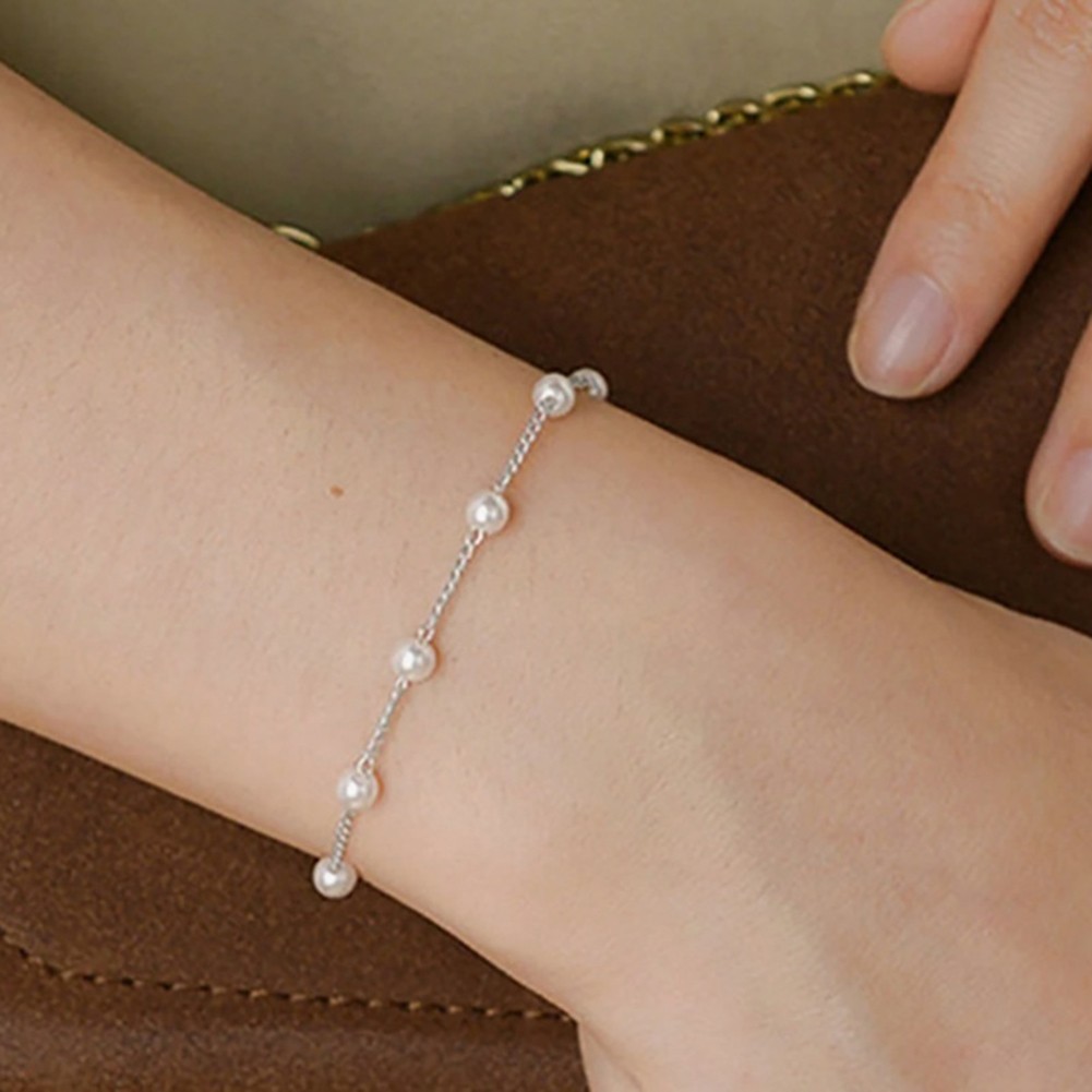 [Clearance]Versatile Bracelet Womens Simple Pearl Bracelet Pearl