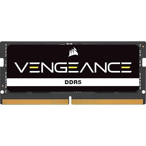 Corsair DDR5-5600MHz Notebook VENGEANCE DDR5 SODIMM 16GB x 1 piece CMSX16GX5M1A5600C48