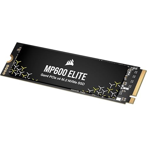 Corsair MP600 ELITE 1TB PCIe Gen4 x4 NVMe M.2 SSD High Density 3D TLC NAND - 2280 without heat sink 