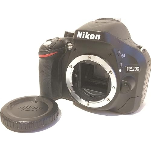 Nikon Digital SLR Camera D5200 Lens Kit AF-S DX NIKKOR 18-55mm f/3.5-5.6G VR included Black D5200LKB
