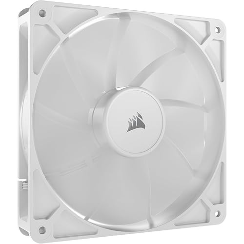 Corsair RS140 PWM 140mm PC Case Fan Daisy Chain Compatible Single Pack White CO-9050194-WW