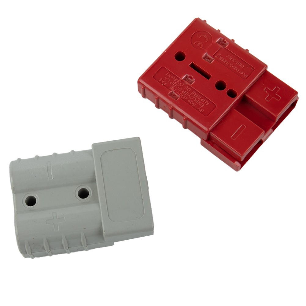 POWE-ในสต็อก6PCS สําหรับเครื่องมือเชื่อมต่อประเภท 50 AMP 6AWG 12-24V DC