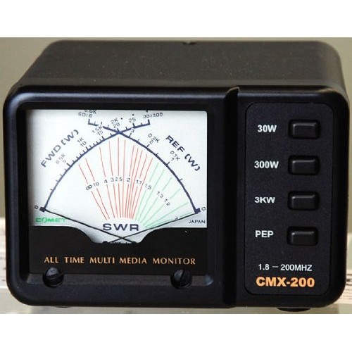 HINYSENO Comet CMX-200 COMET SWR Power Meter สีดำ CMX-200 สินค้าใหม่ ถูกต้อง และถูกต้อง จำหน่ายในญี่