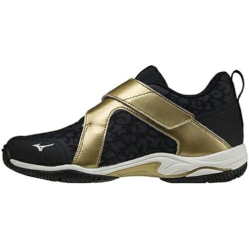 Mizuno Fitness Shoes Wave Diverse LG LITE 2 Indoor Studio Gym Exercise Black/White/Gold 22.0 cm 2E