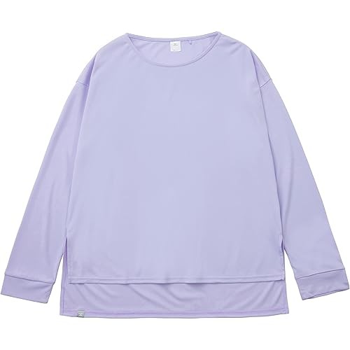 Mizuno Solar Cut Long-Sleeved Shirt UV Protection Casual Outdoor C2JA1210 Ladies Lavender M