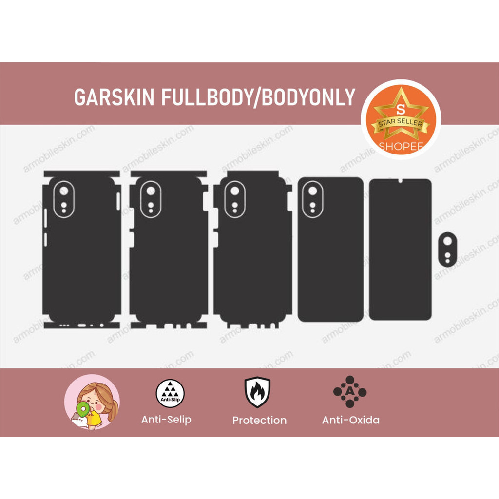 Custom Garskin OPPO A38 Anti-Scratch Case Full Body/Body Only