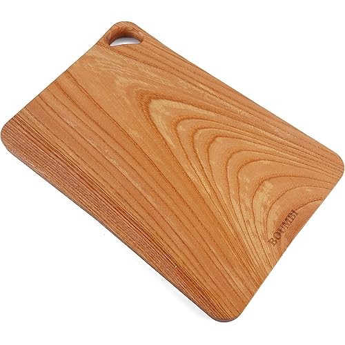[Direct from JP] BOUMBI Zelkova Slim Wood Cutting Board (Small, 30x20x1.6cm)