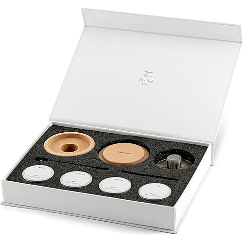 [Direct from JP] HOMEhome Glass Smoker, Cocktail Smoker, Smoker with Wood Chips, Gift Box, and Non-S