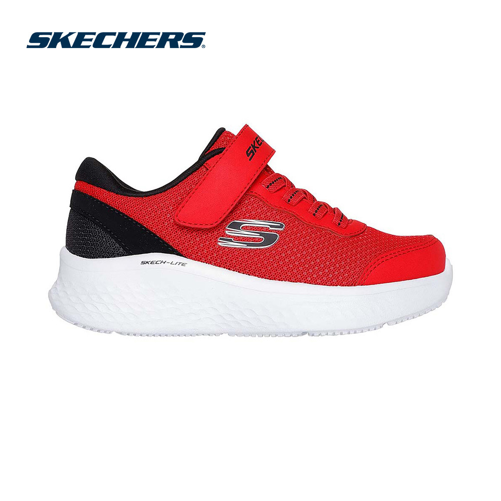 Skechers สเก็ตเชอร์ส รองเท้าเด็กผู้ชาย Boy Skech-Lite Pro Shoes - 404015L-RDBK