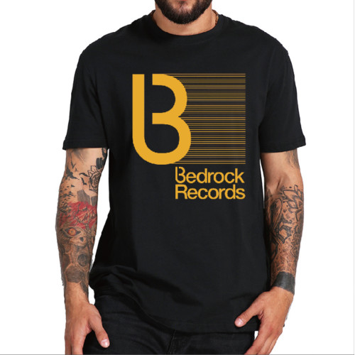 2025 Bedrock Records Progressive House Music Record Label Mens Tshirt