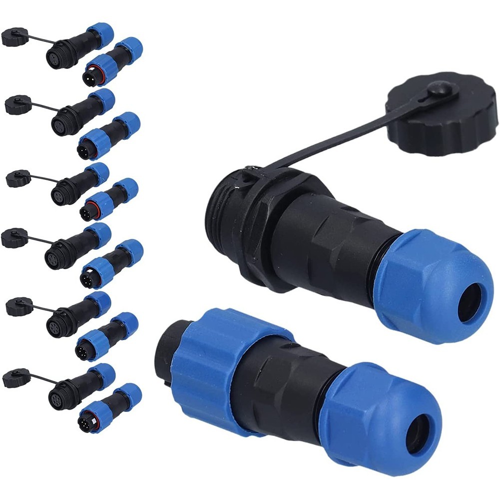 GJ-xk ลดล้างสต๊อก SP13 IP68 กันน้ํา 2,3,4,5,6,7 pin และ Socket Inline Connector Aviation