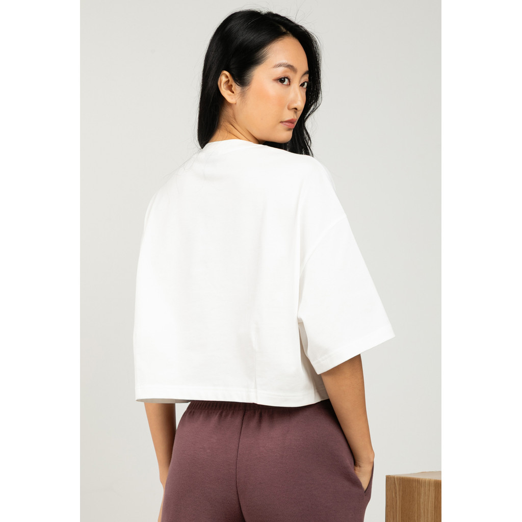 Skechers สเก็ตเชอร์ส เสื้อครอปผู้หญิง Women Crop Tee Apparel - SL325W447-00QF — صورة 2