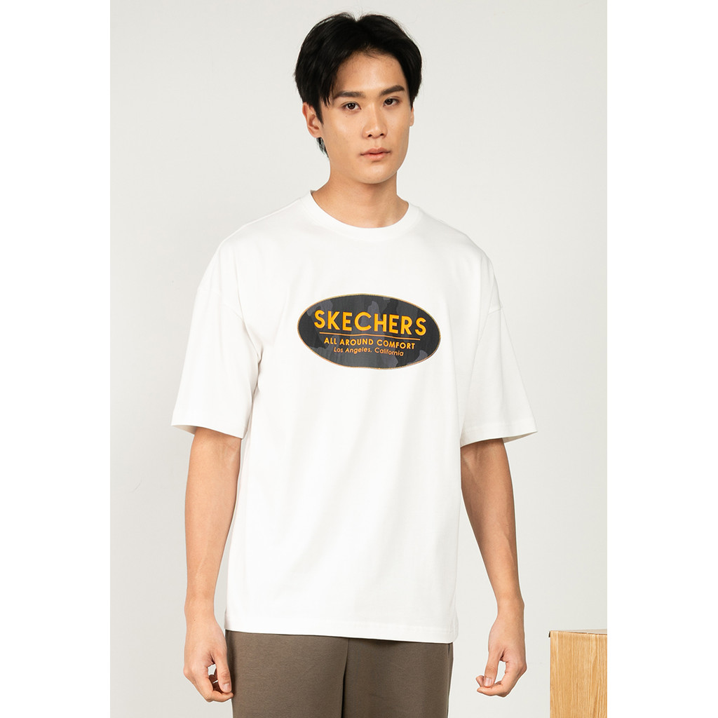 Skechers สเก็ตเชอร์ส เสื้อยืดแขนสั้นยูนิเซ็กส์ Unisex Urban Outdoor Short Sleeve Tee - SL325U395-00Q