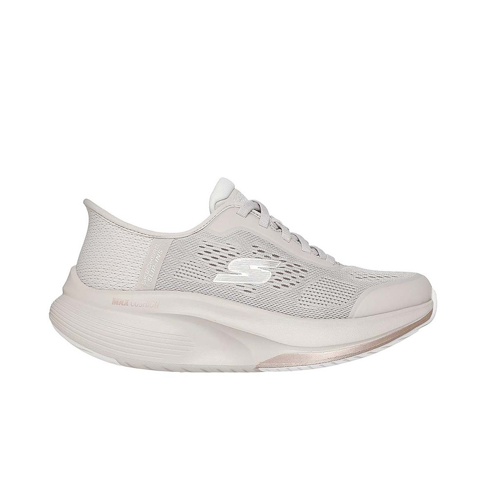 Skechers สเก็ตเชอร์ส รองเท้าผู้หญิง Women Slip-Ins GOwalk Max Walker Ayva Walking Shoes – 125067-NAT (latest) ราคา ถูกที่สุด ดีลบีเคเค แกลเลอรีภาพที่ 8