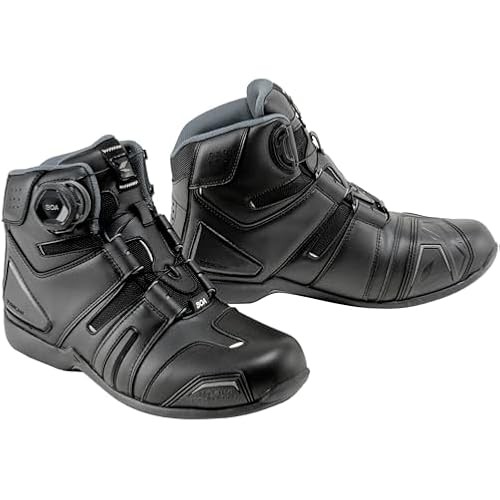 Rs Taichi Rs Taichi แห้ง Master Boa รองเท้าขี่กันน้ํา สีดํา สีเทา 27.5 ซม. Rss006
