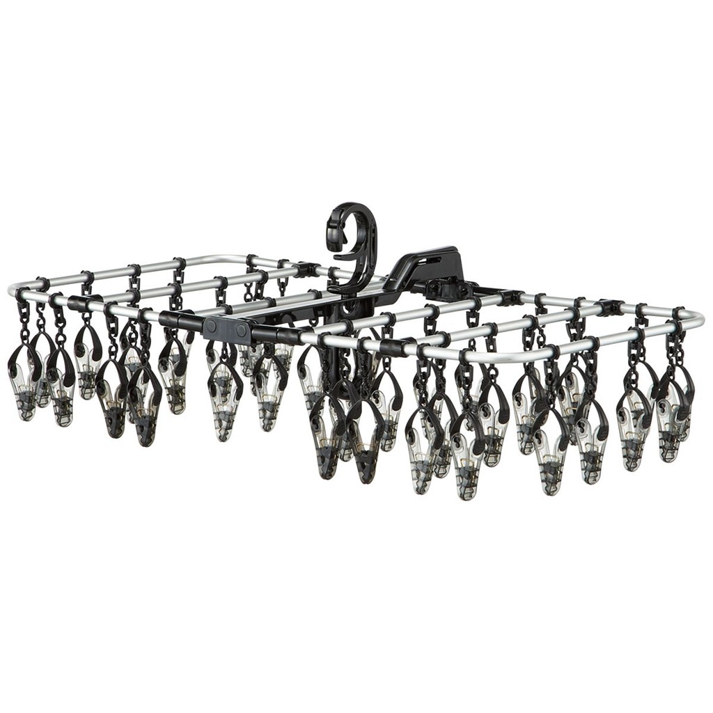 NITORI ที่แขวนผ้า ALUMINUM LAUNDRY PEG HANGER 40P DGY