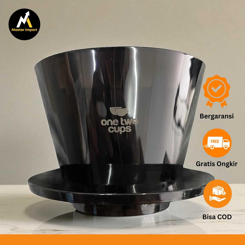 One Two Cups V60 Coffee Filter Dripper 12 ถ้วย B75 MIPK