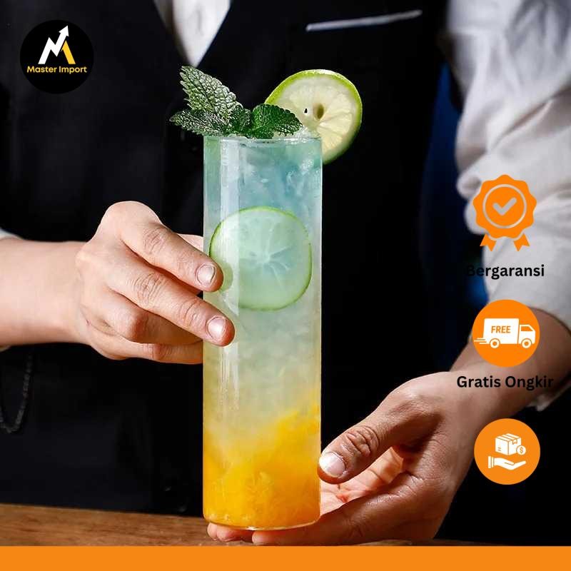 ARDMAN Aesthetic Glass Coffee Tea Thin Straight Glass AR2 MIPK