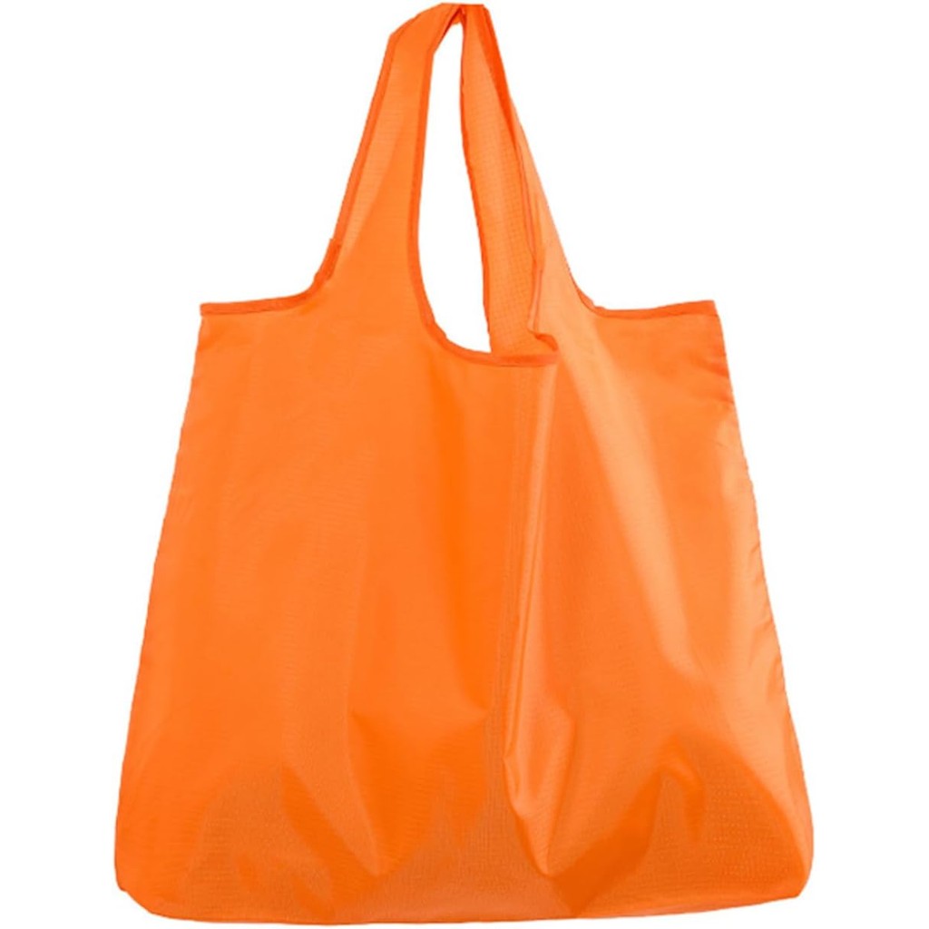 ส่งจากญี่ปุ่น.YFFSFDC Eco Bag, Shopping Bag, Foldable, Large Capacity, Waterproof Material, orange