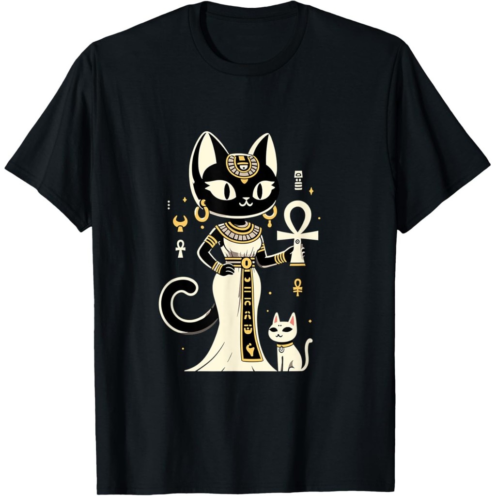 Mythology Bast Egyptian Cat Goddess Bastet เสื้อยืด