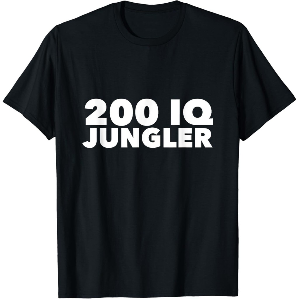 แฟชั่นใหม่ 200 Iq Jungler ตลกลีกของขวัญไอเดียเสื้อยืดพรีเมี่ยม