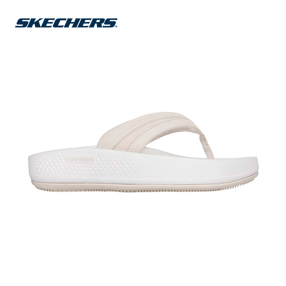 Skechers สเก็ตเชอร์ส รองเท้าแตะผู้หญิง Women Arch Fit Hyper Slide On-the-GO Sandals Shoes - 140495-NAT
