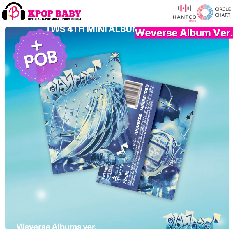(Weverse Album Ver.) TWS 4th Mini Album [play hard] (POB)
