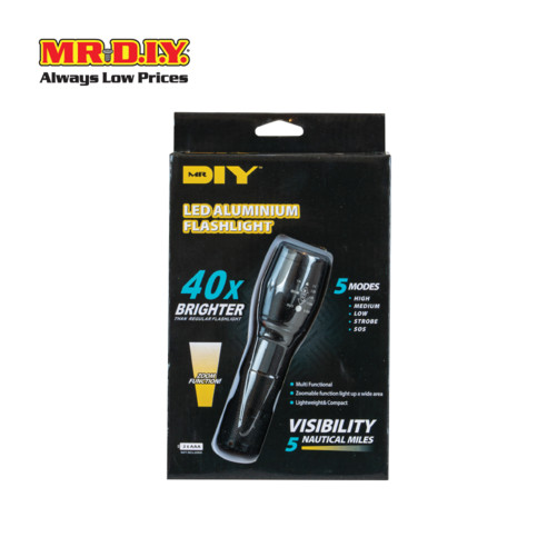MR.D.I.Y. ไฟฉาย LED ปรับระดับความสว่างได้ 5 โหมด