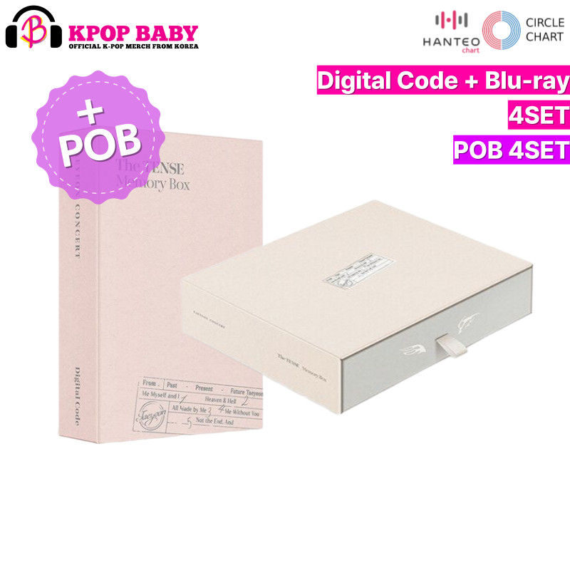 4SET TAEYEON CONCERT The TENSE Memory Box Digital Code + Blu-ray (POB)